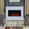 Modern Free Stand Fire Fireplace Widescreen Electric LED Fire Flame Inset Heater