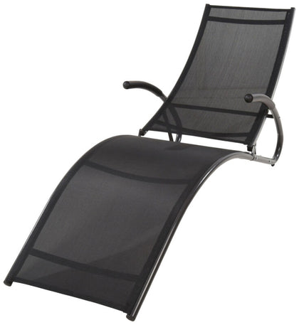 Outdoor Foldable Sun Lounger Lightweight Recliner Garden Chair Relaxing Camping