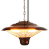 1500W Electric Patio Heater Garden Ceiling Hanging Warmer Outdoor Halogen Light