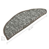 15x Carpet Stair Treads Step Protector Rug 56x20/65x25cm Multi Colours
