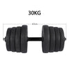 Weight Dumbbell Set 30kg Adjustable Cap Dumbbell Lifting Training Body Workout