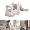 Toddler Slide Set Bus Driving Climber Toy Kids Slider Outdoor Playground Garden