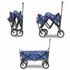 Foldable Garden Cart Pull Wagon Hand Transport Cart Collapsible Trolley NS