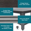 Industrial Coffee Table Vintage Retro End Table Living Room Furniture Mesh Shelf