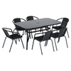 3-7 Pieces Garden Bistro Patio Furniture 60-150cm Table Chair Coffee Dinner Set