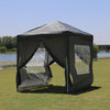 Outdoor Pop up Gazebo 2x2 3x3 m Garden Marquee Party Tent Sun Canopy Home Grey