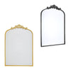 Vintage Garden Villa Mirror Arch Metal Frame Hanging Wall Mounted Window Style