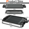 2 IN 1 Smokeless Grill Electric BBQ Griddle Non-stick Reversible Plate 2000W