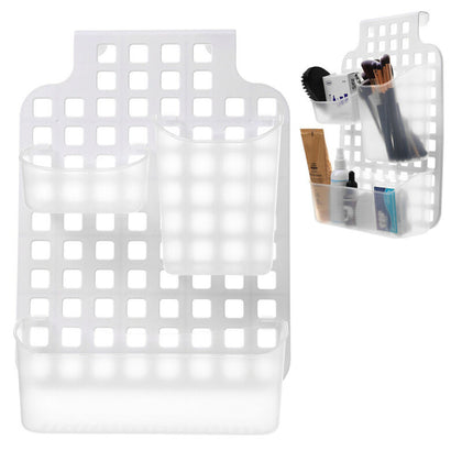 3-in-1 Storage Box Sundries Organizer Hanging Basket Container for Remote Makeup