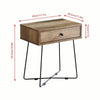Modern Side Sofa Table Nightstands End Table with Drawer Living Room Furniture