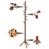 Adjustable Wooden Coat Rack Stand Clothes Storage Free Standing Clothes Hanger