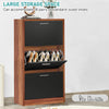 3 Drawer Shoe Cabinet Storage Cupboard Unit Shoe Rack Wooden Stand Organiser