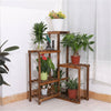 Small Medium Large Multi Tier Tiered Plant Stand Carbonized Shelf Holder Flower