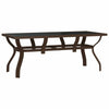 5 Piece Garden Dining Set Brown and Black I9R3