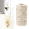 2mm 200m Natural Cotton Twisted Cord Rope Artisan Macrame String DIY Craft UK