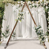 Rustic Wooden Arch Wedding Backdrop Stand Ceremony Gorgeous Lawn Party 10.2ft UK