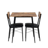 Dining Table and Chairs with PU Leather Set Kitchen Breakfast Bar Furniture MA