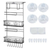 Kitchen Refrigerator Fridge Hanging Rack Shelf Side Storage Multi-Layer Organize