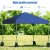 2.4x2.4m Outdoor Pop Up Canopy Folding Commercial Instant Tent w/ 4 Weight Bags