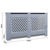 White Radiator Cover Cabinet Small Large MDF Wood Grill Traditional Furniture
