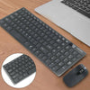 Slim 2.4GHz Cordless Wireless Keyboard and Mouse Set For PC MAC Laptop Tablet