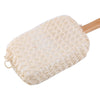 2×NATURAL LOOFAH WOODEN BATH SHOWER LONG HANDLE BACK BRUSH EXFOLIATE SKIN SCRUB