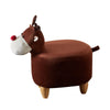 Upholstered Animal Shaped Ottoman Ride-on Footrest Stool Rest Seat TOY Kids New