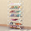 6 Tier Stackable Shoe Storage Rack Stand Shelf Stand Holder Space Saving 18Pairs