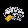 11 SET 47 PC CAKE DECORATING SUGARCRAFT FONDANT ICING PLUNGER CUTTER TOOL KIT