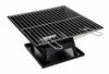 Square Fire Pit BBQ Grill Outdoor Garden Firepit Brazier Stove Patio Heater