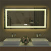 Jumbo 48"LED Lighted Bathroom Mirror Touch Button Anti Fog Backlit Vanity Mirror