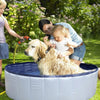 Foldable Dog Pool Collapsible Hard PVC Pet Dog Swimming Bath Tub Pet Wading Pool