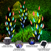LED Solar 3 Pcs Multi Colour Garden Outdoor Decor Ornamental Tree Xmas Lights