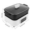 Compact Hot Plate with Pot Grilling Tray Food Processing Heating Supplies