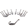 10 x Classic Antique Industrial lron Style Double Zinc Alloy Hanger
