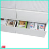White Chest of 6 Drawers Sideboard Unit Wardrobe Bedroom Living Room Furniture