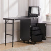 Folding Dressing Table Vanity Makeup Case Travel Trolley Manicure Nail Table UK