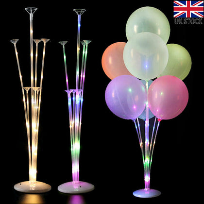 72cm LED Plastic Balloon Accessory Base Kit Table Support Holder Cup Stick Stand