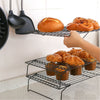 3 Tier Kitchen Baking Cooling Rack Non-Stick Cookie Biscuit Cake Tray Stackable