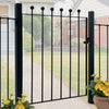 Metal Garden Gate Patio Entrance Door Swirl/Ball/Spe