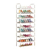 8 Tier Shoes Storage Rack Stand Shelf Organiser Holder Metal Tubes for 24 pairs