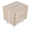 Chic Bedside Unit Tables Drawers Cabinet Storage Drawer Wooden Nightstand UK