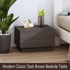 Bedside Table With Drawer Nightstand Storage Furniture Wooden Cabinets Bedroom