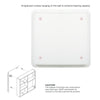Double Door Bathroom Mirror Cabinet Storage Shelves Wall Mounted 68Lx60H cm