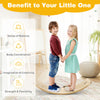 Wooden Balance Board Birch Wobble Board Yoga Rocker Leaning Toy for Kids Adults