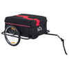 Bike Trailer Cargo Wagon Bicycle Cart Luggage Steel Black