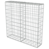 Garden Gabion Retaining Wall wire Cage fench Basket Galvanised Stone Patio New