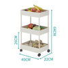 Slim Kitchen Storage Trolley Shelving Unit Cart Bathroom/Laund
