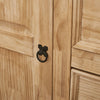 Modern 1 Door Chest of Drawers 4 Solid Pine Bedroom Wardrobe Sideboard Cabinet