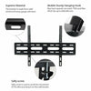 TV WALL BRACKET MOUNT SLIM FOR 26 30 32 40 42 50 63 INCH FLAT 3D LCD LED PLASMA